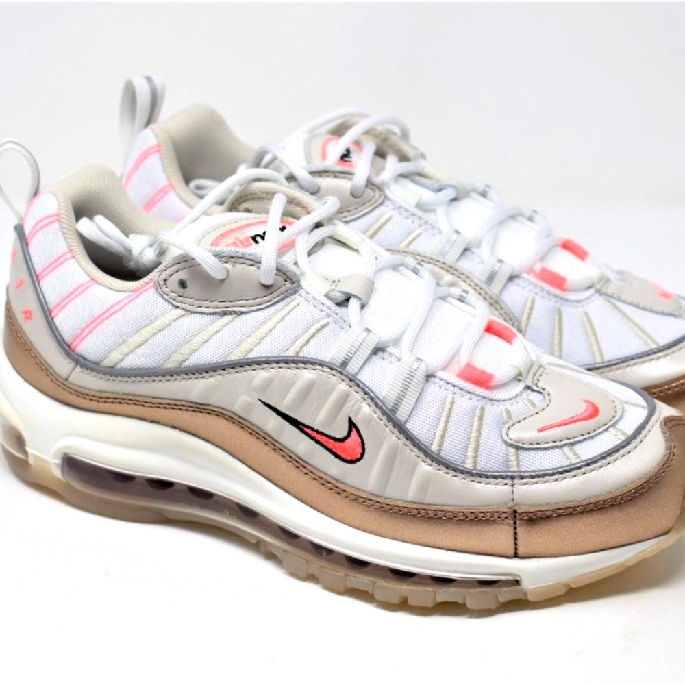 Nike Air Max 98 Light Orewood Brown/Lava Glow Size 8.5